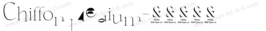 Chiffon Medium字体转换
